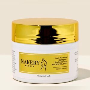Nakery Beauty Collagen + Biorestorative Micropeel Pads - New & Sealed